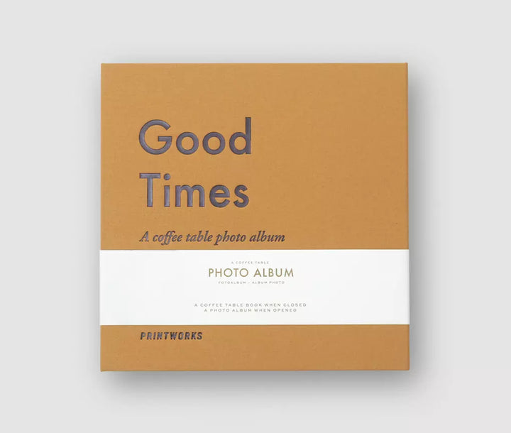 Printworks | Good Times | Coffee Table Photo Album | Mustard