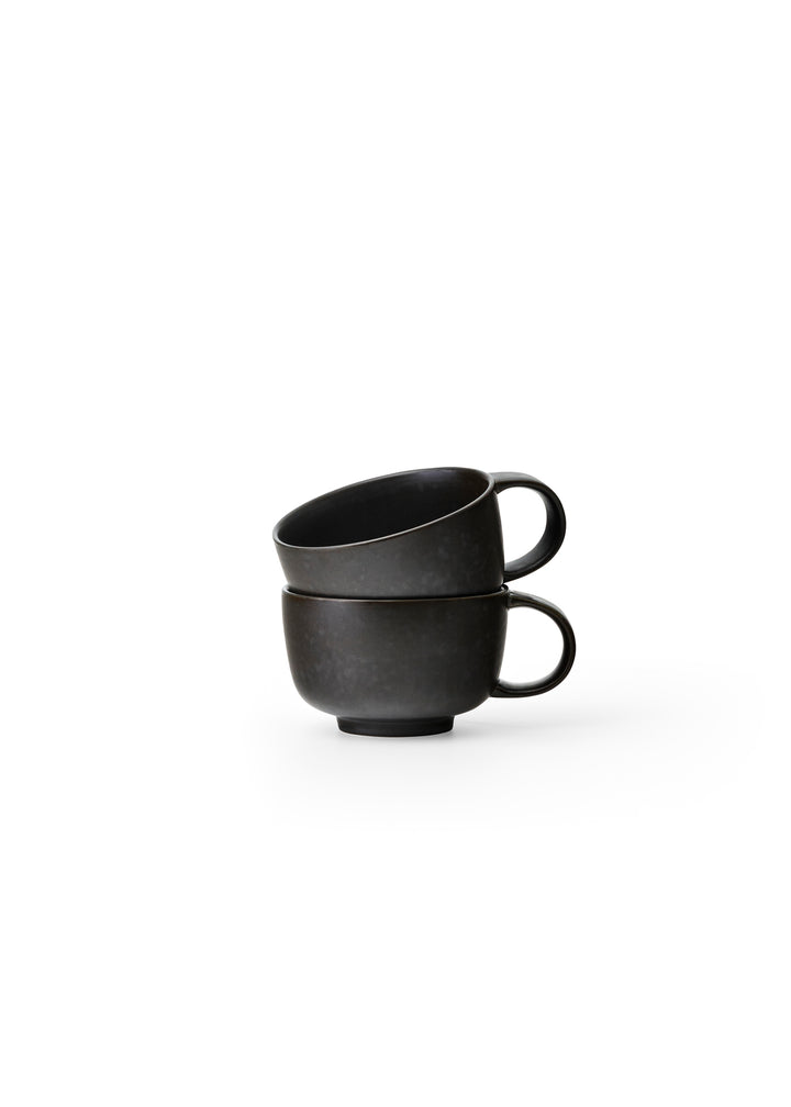Menu | New Norm Cup with Handle | 250ml | Dark Glazed | 2pcs