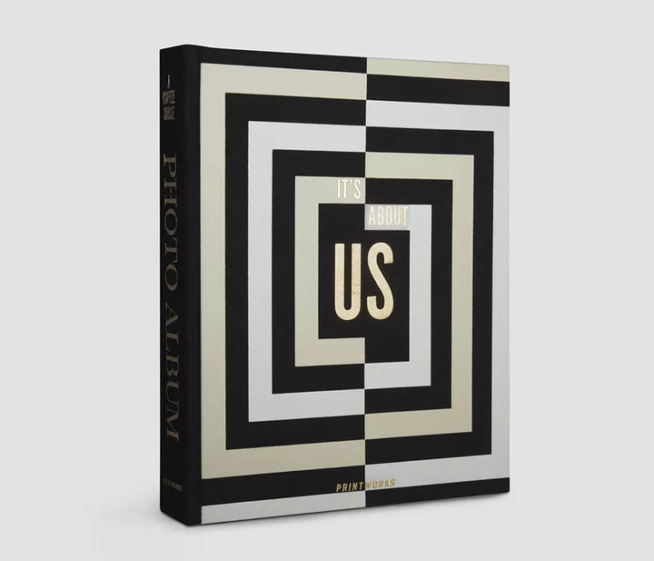 Printworks | It’s about us | Coffee Table Photo Album | Black