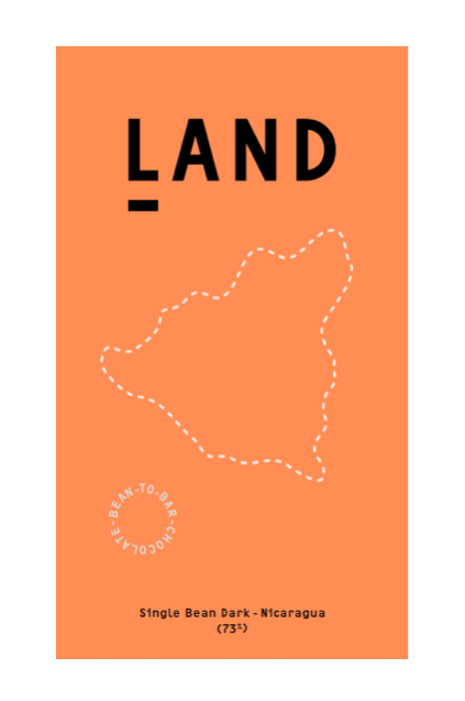 Land | Single Bean Dark Chocolate | 60g